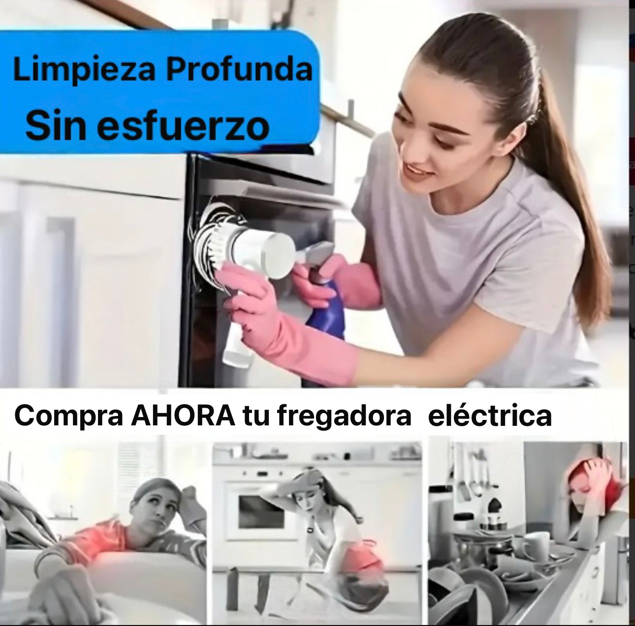 Cepillo De Limpieza Elétrico