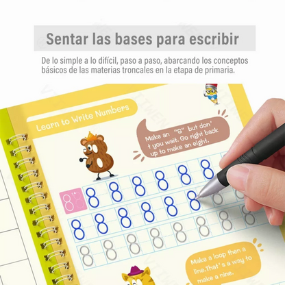 Set cuaderno Caligrafia Montessori